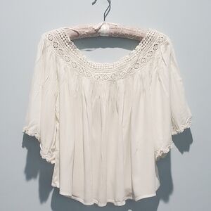 ANTHROPOLOGIE Women White Top